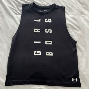 Under Armour Black “Girl Boss” Tank